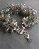 Labradorite Gemstone Cuff Bracelet